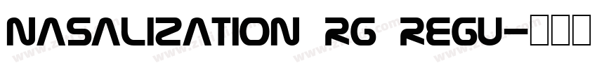 Nasalization Rg Regu字体转换